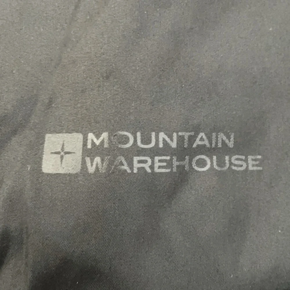 MOUNTAIN WAREHOUSE | NWT Full Zip Fleece Lined Hooded Windbreaker Black Jacket